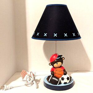 Lambs & Ivy Future All Star Lamp with Shade Blue
